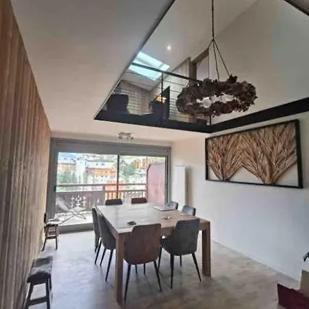 شقة Magnifique Duplex Luxe, Coeur De Station, Au Pied لو دوز آلب